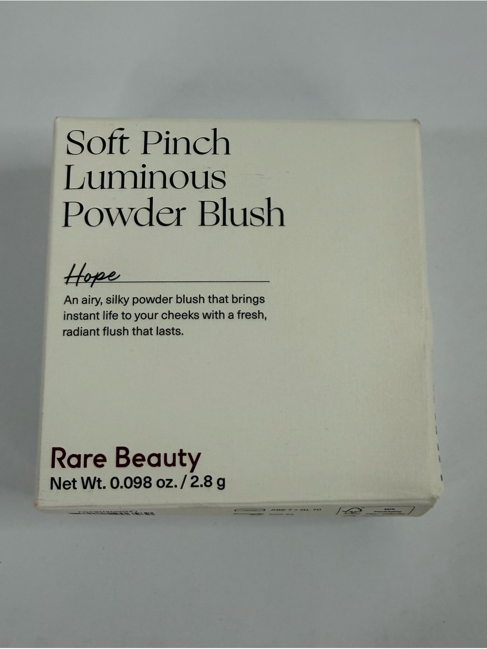 NIB Rare Beauty Soft Pinch Powder Blush Hope Mini Selena Gomez